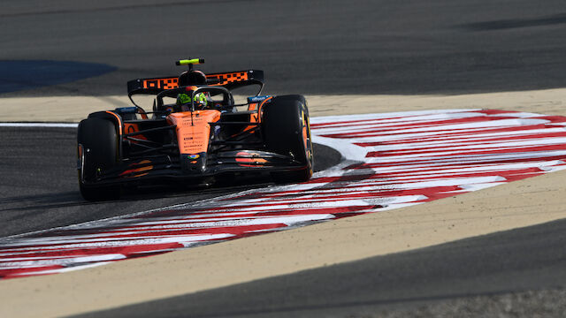 Lando Norris sichert sich erste Bestzeit in Bahrain