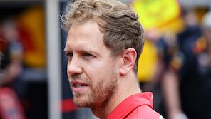Sebastian Vettel fährt mit Lauda-Helm
