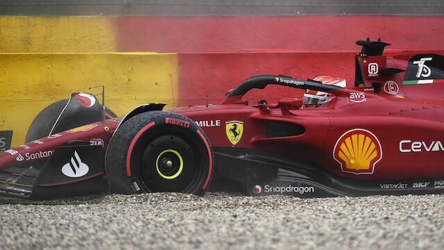 Leclerc fliegt im 3. Spa-Training ab