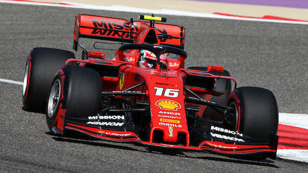 Ferrari dominiert 1. Training in Bahrain