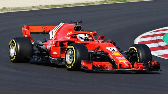 Fabelzeit von Vettel bei F1-Tests