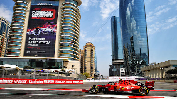 Ferrari im 3. Training für Baku-GP überlegen