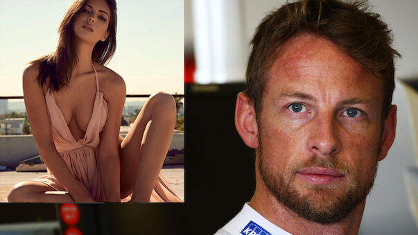 Jenson Button angelt sich ein Playboy-Model