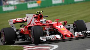 Räikkönen zeigt in Kanada auf