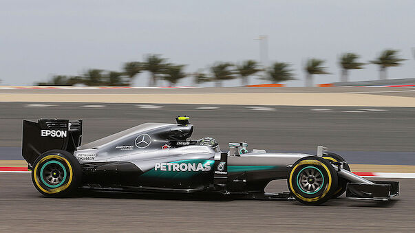 Zweite Rosberg-Bestzeit im Bahrain-Training