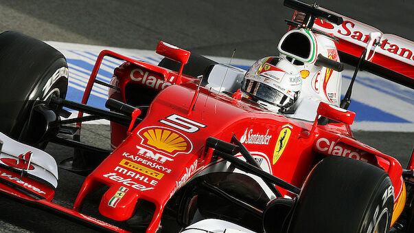 Vettel tauft seinen Ferrari SF16
