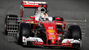 Erste Test-Bestzeit für Ferrari