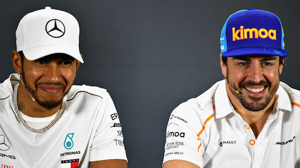 Alonso feiert Hamilton und Verstappen