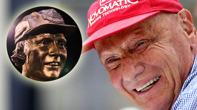 McLaren enthüllt Niki-Lauda-Statue