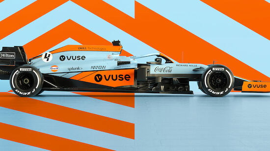 Formel 1 Mclaren Mit Ikonischer Retro Lackierung In Monaco Motorsport Formel 1