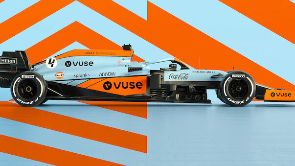 McLaren in Monaco mit Retro-Look am Start