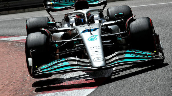 Der Mercedes ist in Monaco 