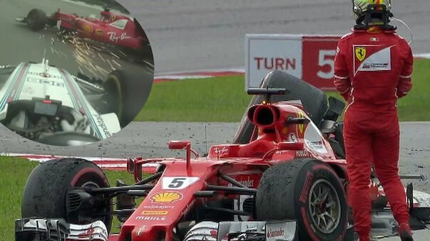 Malaysia-Crash: Neues Video belastet Vettel