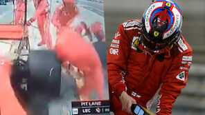 Böser Unfall in der Ferrari-Box