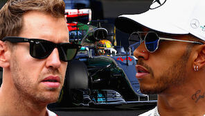Vettel und Hamilton im Clinch