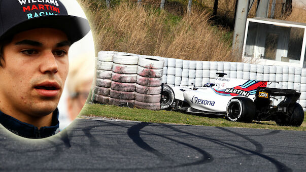 Williams muss Test nach Crash abbrechen