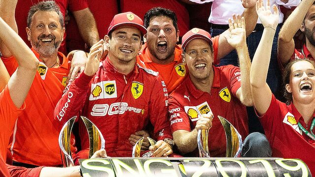 Friede und Freude bei Ferrari in Sotschi