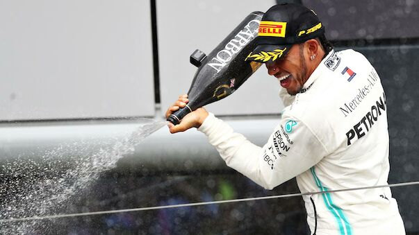 Hamilton-Heimsieg bei Formel-1-Show in Silverstone