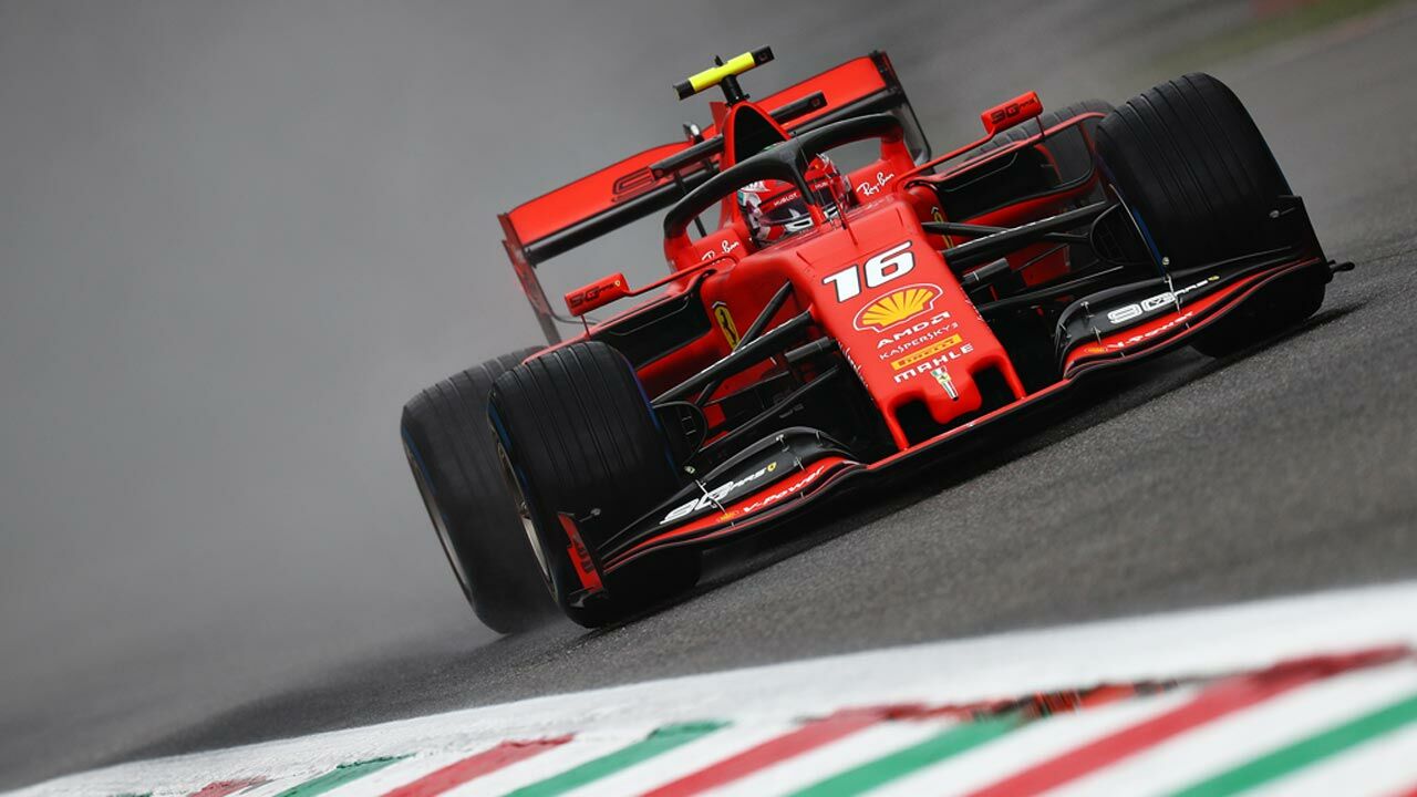 Formel 1: Charles Leclerc in feuchtem 1. Monza-Training ...