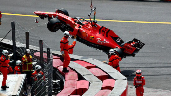 Vettel-Crash im 3. Monaco-Training