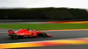 Erste Belgien-Bestzeit an Vettel
