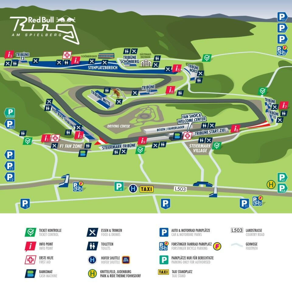 ÖsterreichGP in Spielberg Infos zu Tickets, Anreise, Programm