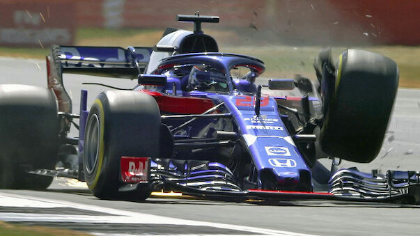 Heftiger Unfall von Hartley in Silverstone