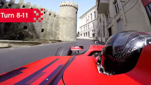 Onboard-Video vom Kurs in Baku