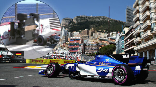 Spektakulärer Wehrlein-Crash in Monaco