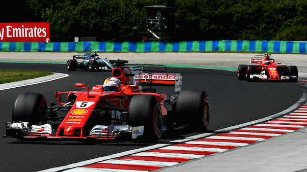 Ferrari-Doppelsieg in Ungarn