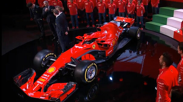 Der Ferrari für 2018: Noch mehr rot