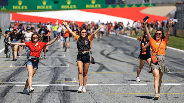 Fans feiern Formel-1-Party in Spielberg - Die besten Bilder