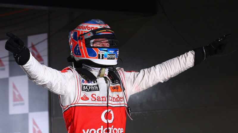 2010: Pechvogel Vettel bei Buttons erstem McLaren-Sieg