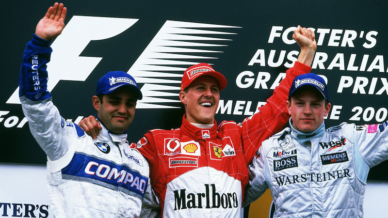 2002: Ralf Schumacher segelt über Barrichello