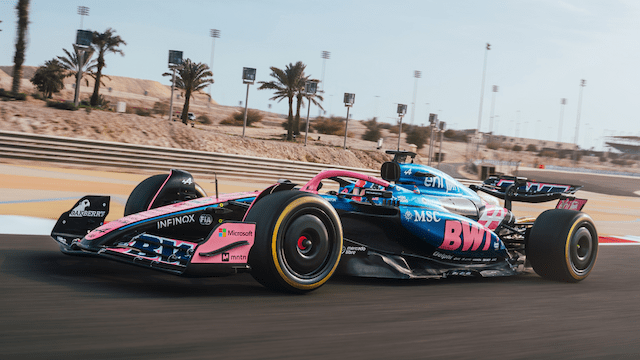 Shakedown und Filmtag: Alpine, Haas & Co. fahren in Bahrain