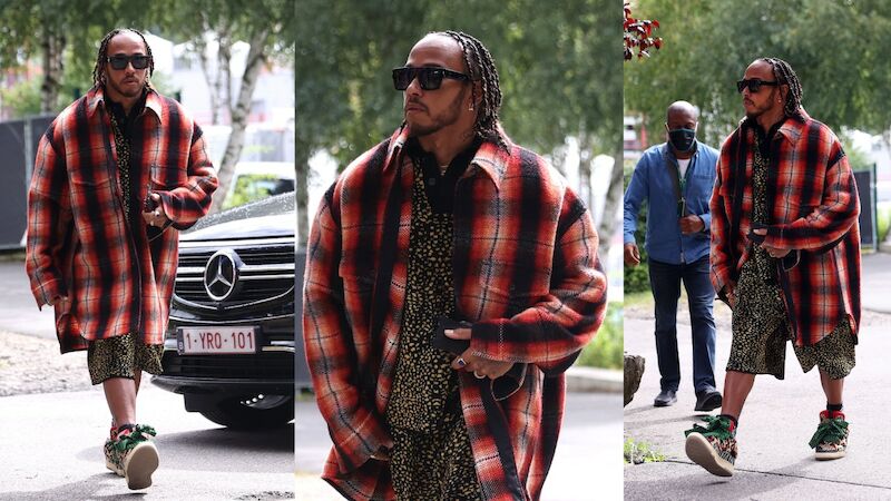 Oversize-Jacke und dreifacher Muster-Wahnsinn
