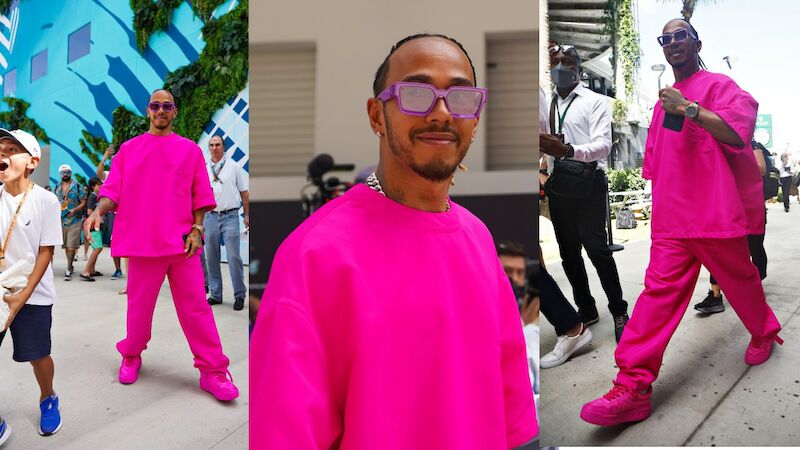 Knalliger Full-Pink-Look