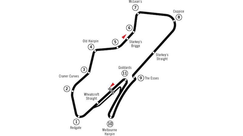 Donington - eine Austragung