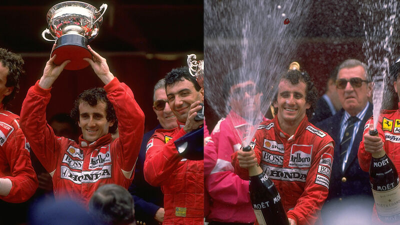 1988 - Senna wift überlegene Führung weg