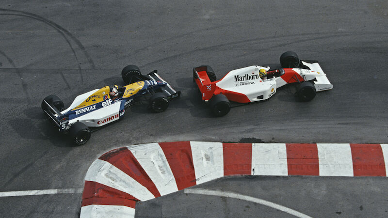 1992 - Senna schlägt Mansell im Duell der Giganten