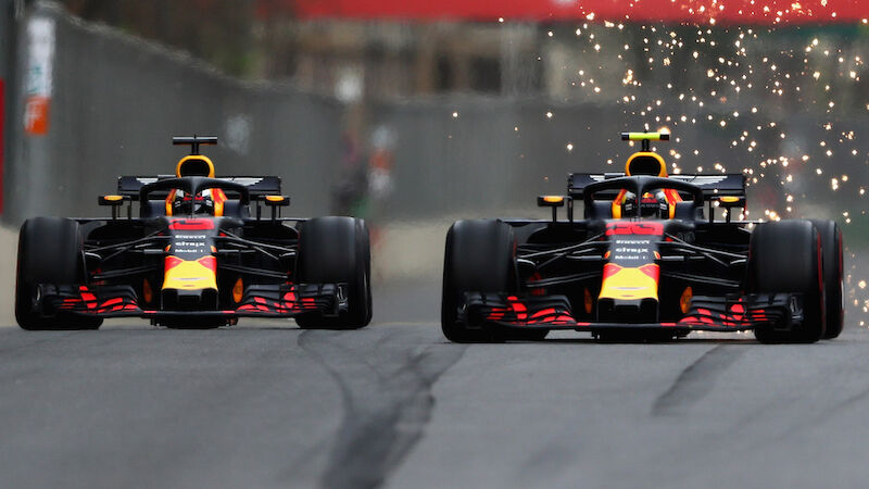 Baku 2018: Verstappen und Ricciardo kollidieren
