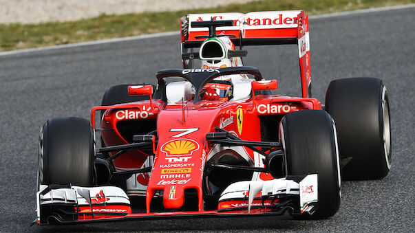 Ferrari testet neuen Kopfschutz in Barcelona