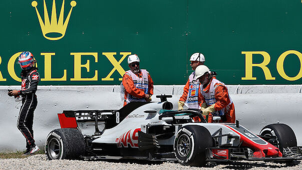 Strafe für Grosjean nach Crash