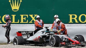 Strafe für Grosjean nach Crash