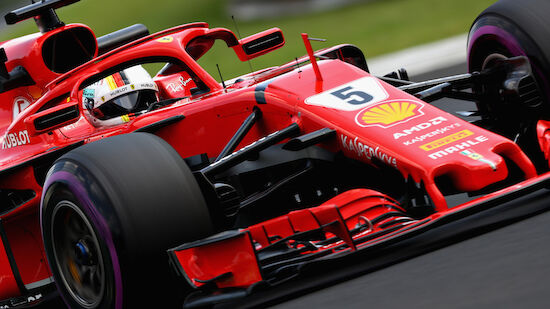 Vettel in Ungarn am Freitag am Schnellsten