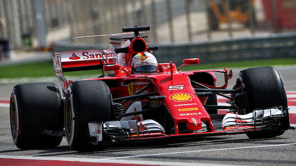 Vettel-Bestzeit im ersten Training