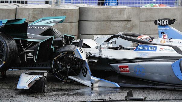 Chaos-Rennen bei Regen-Premiere der Formel E