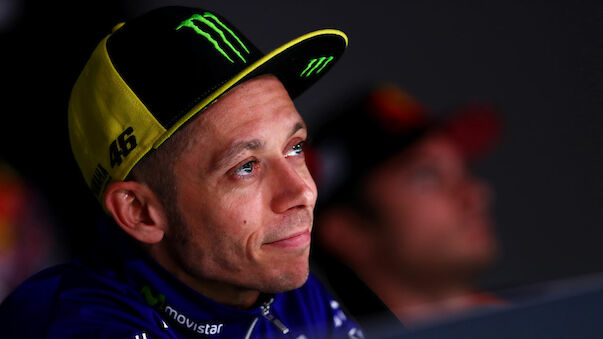 Valentino Rossi nach Unfall im Krankenhaus