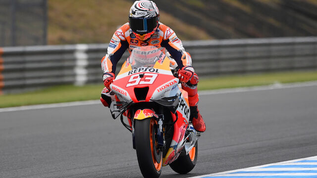 MotoGP: Marquez holt Regen-Pole in Japan