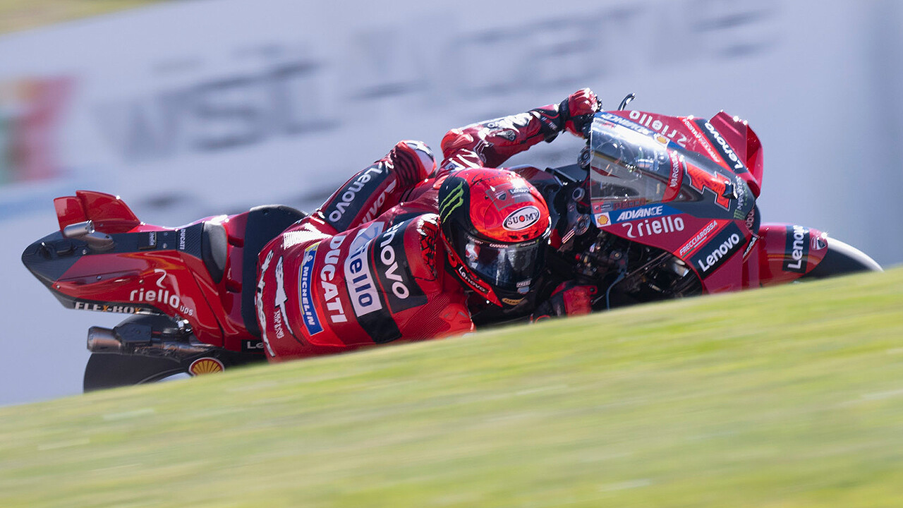 MotoGP: Weltmeister Bagnaia startet perfekt - zwei KTMs in Top 7